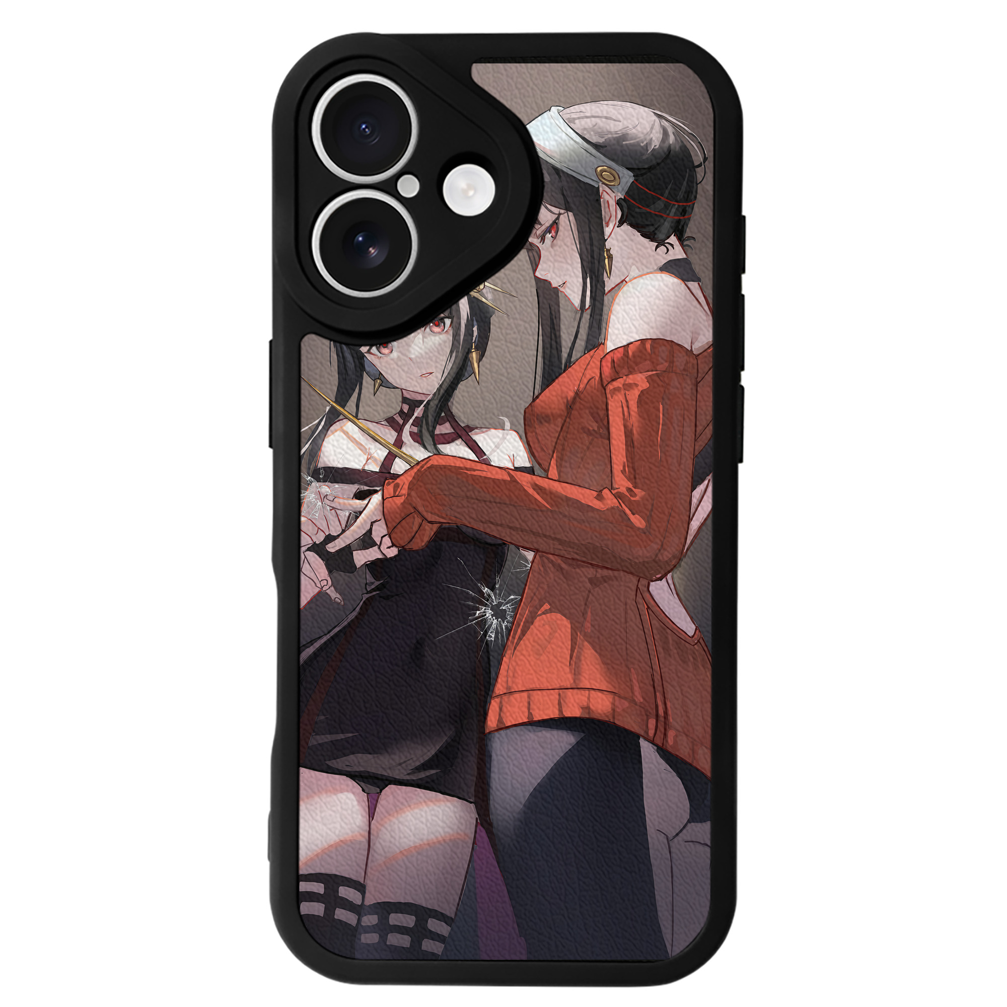 （画像用） SPY×FAMILY间谍家家酒 【iPhone 16シリーズ対応】シリコンスマホケース（レザー調） 材質：シリコン